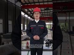 طناب آلومینیومی پوشش داده شده با رنگ PVDF با مقاومت شیمیایی