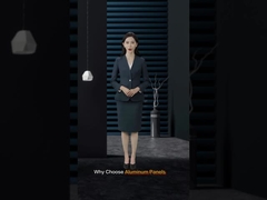 ورق های سقف آلومینیوم منحنی برتر سفارشی شده